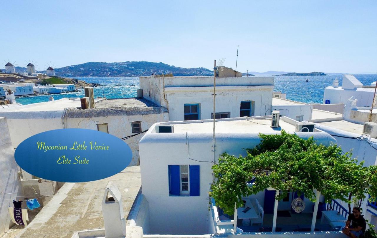 Myconian Little Venice Elite Suites With Sea View Mykonos Town Kültér fotó